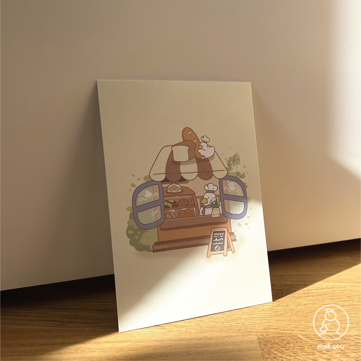 June 2024 - Ko-fi Archive - Duckie Membership Artprint | Cute Artprint