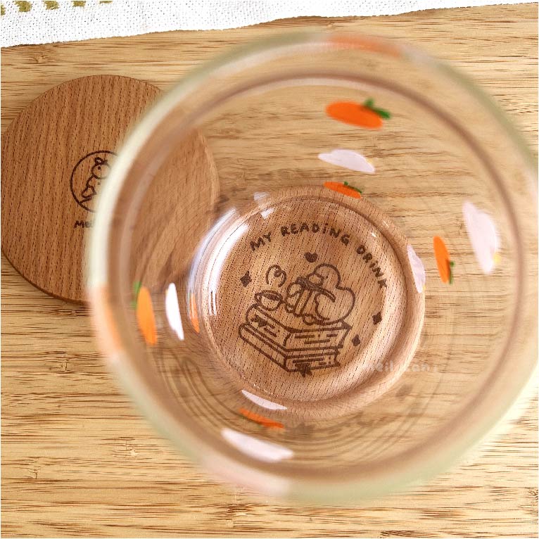 My Reading Drink | Engraved Wooden Coaster *UPDATED