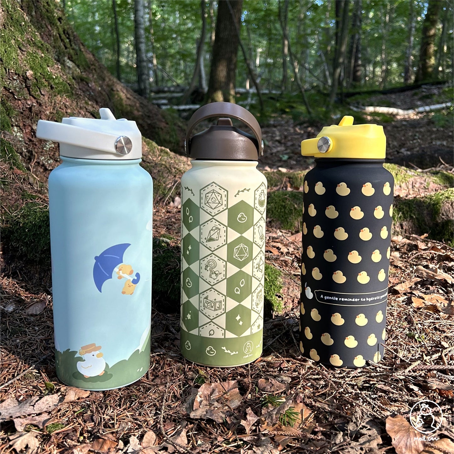 Get Your Ducks in a Row - Insulated Water Bottle (1L Capacity)