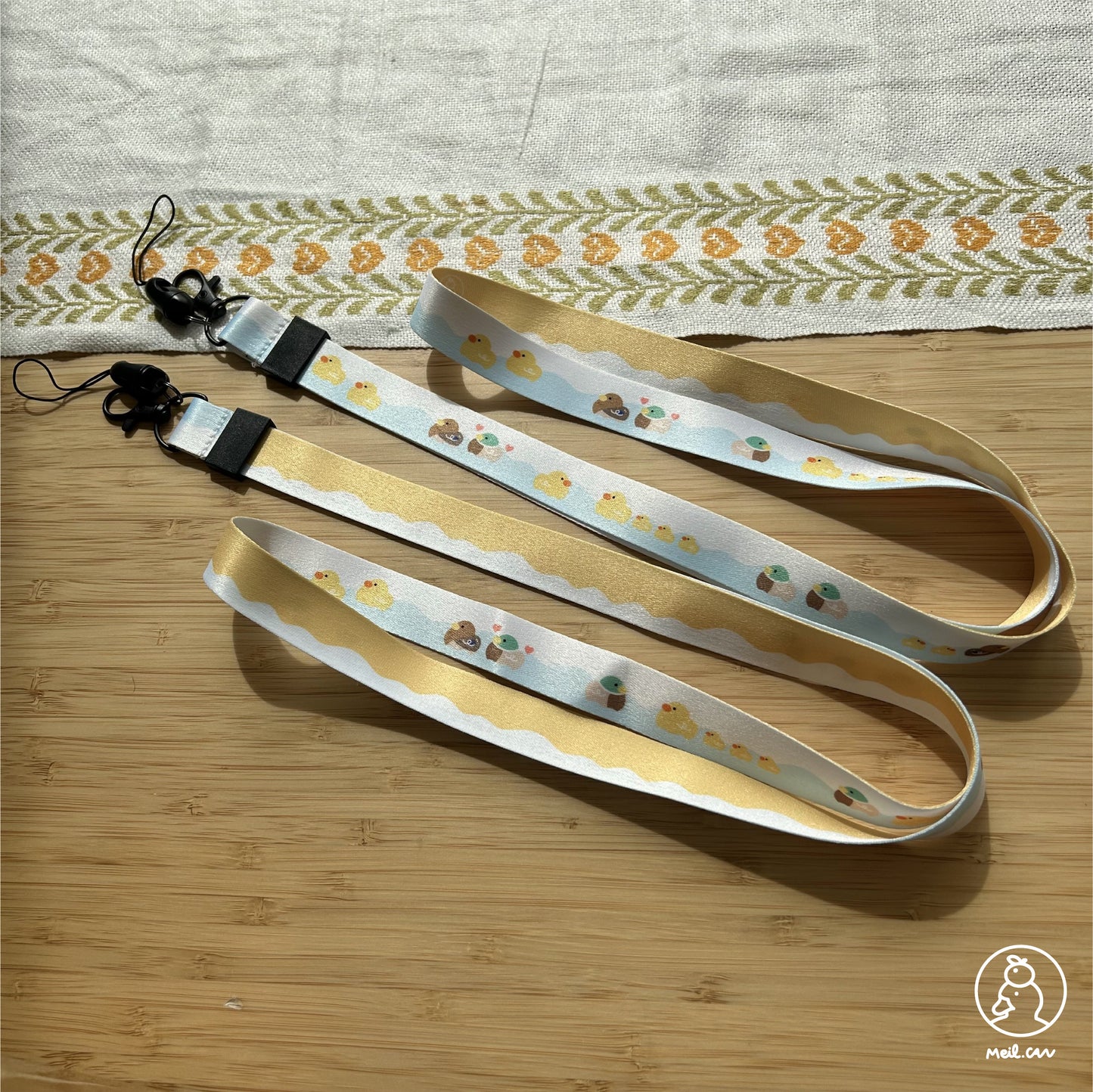 Swimming Ducks - Long Lanyard