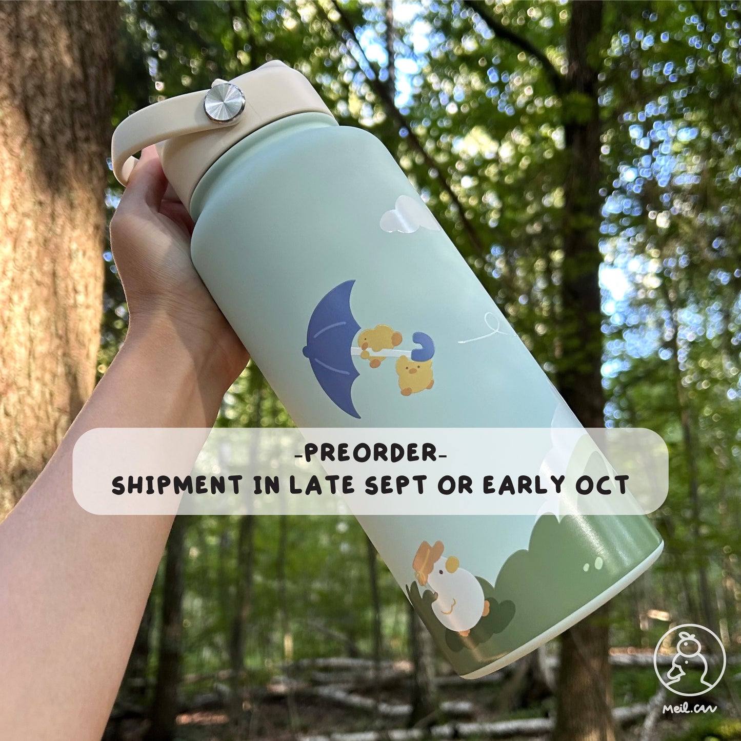 One Windy Day - Insulated Water Bottle (1L Capacity)