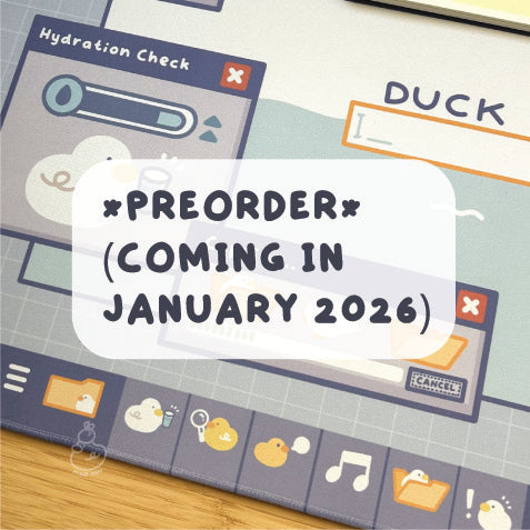 Desktop Ducks - XXL Desk Mat (Water Resistant) 90x40 cm