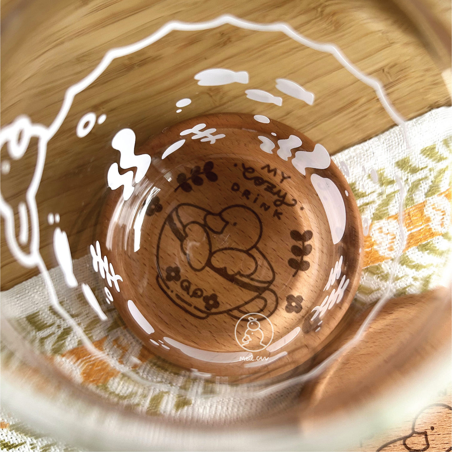 My Duckie Cozy Drink | Cozy Drink Engraved Wooden Coaster *UPDATED