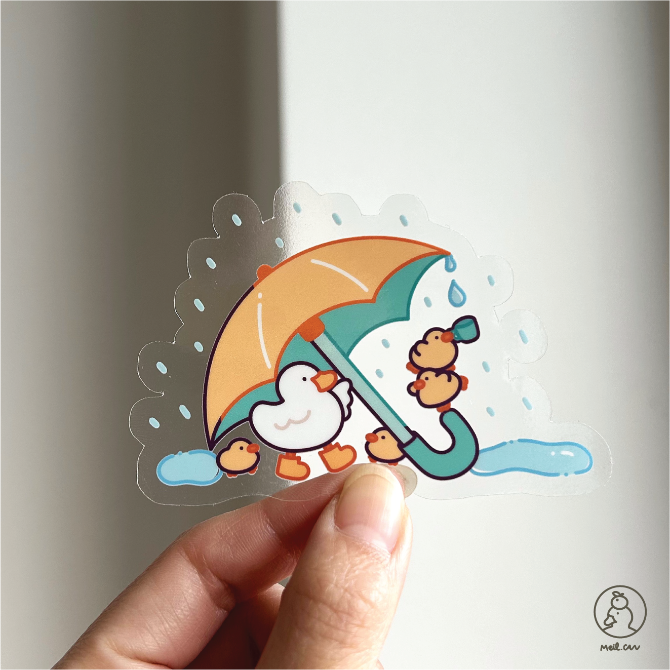 August 2024 - Ko-fi Archive - Duckie Membership Sticker | Cute Vynil Sticker
