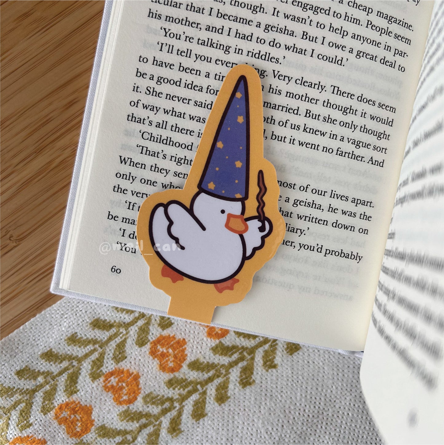 Wizard Duck - Duck Magnetic Bookmark