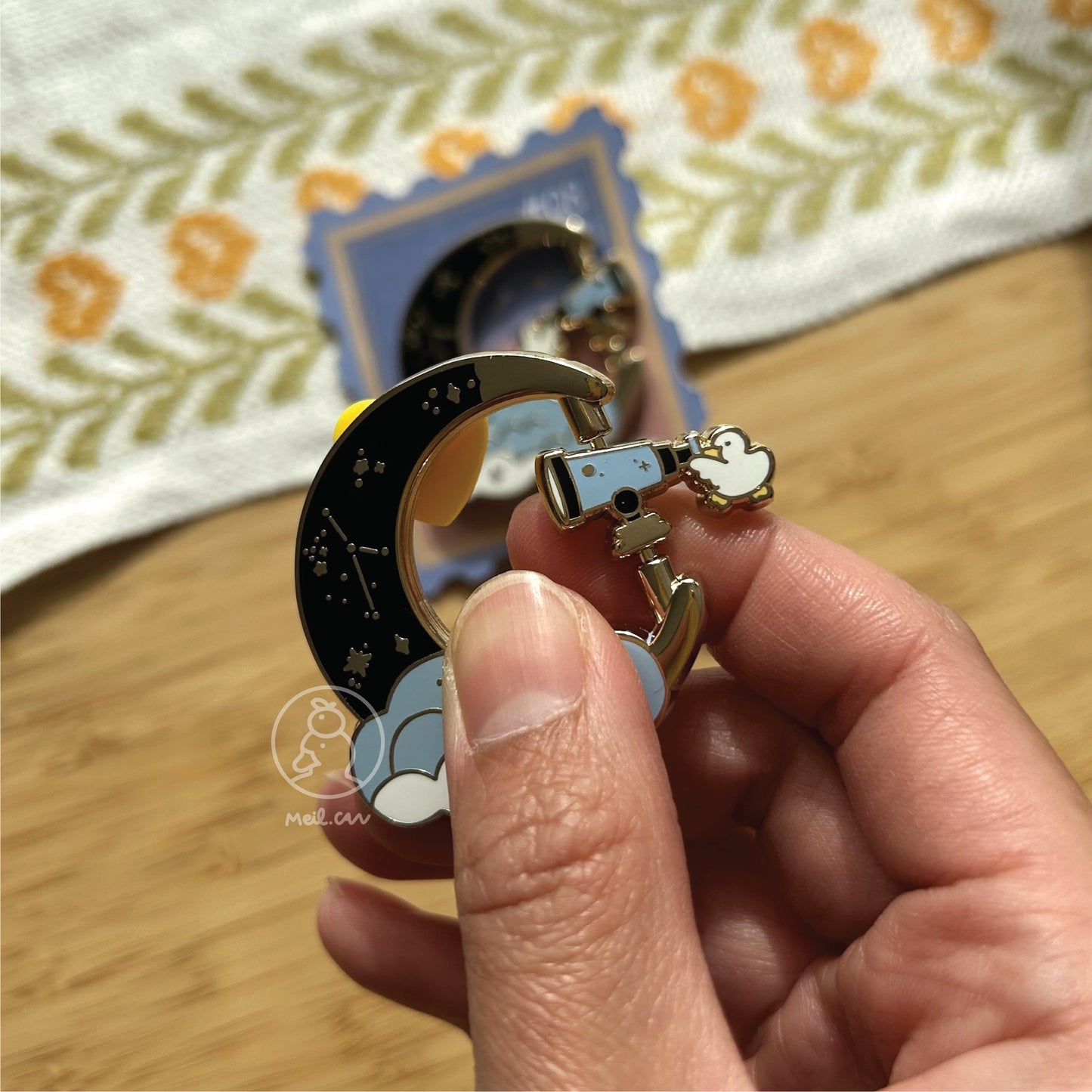 November 2024 Enamel Pin - Duckie Membership Ko-fi Archive