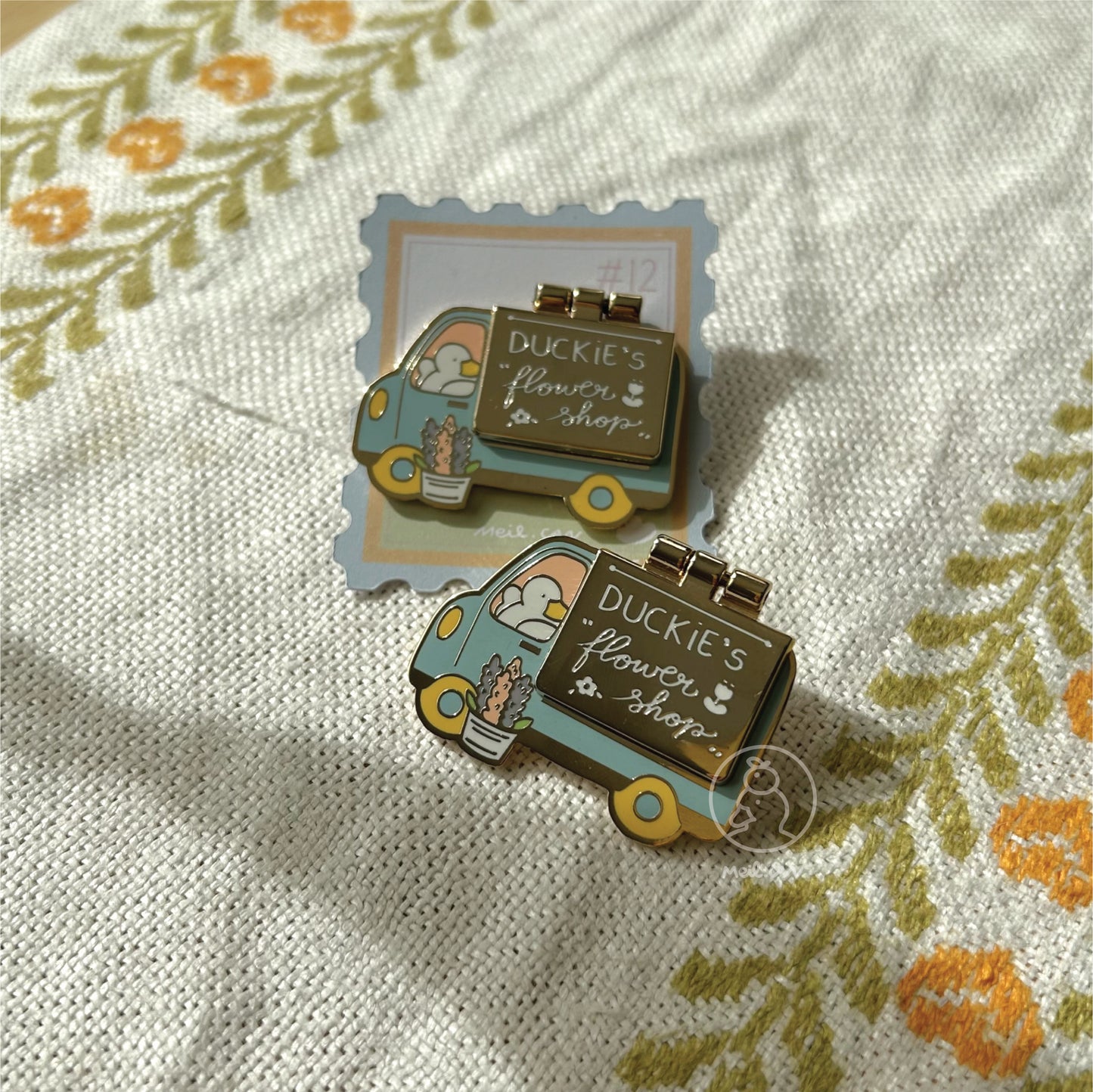 March 2025 Enamel Pin - Duckie Membership Ko-fi Archive
