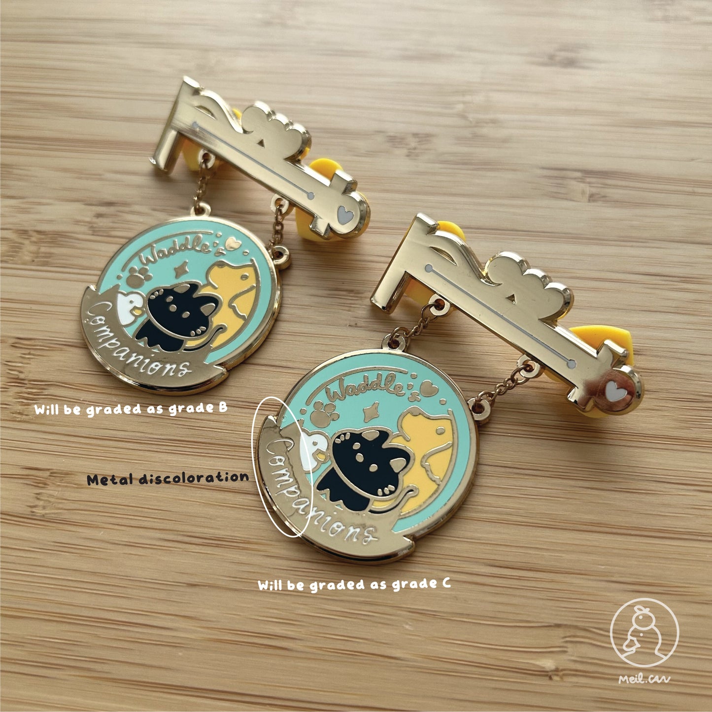 Waddle Companions - Vintage Signs Enamel Pin