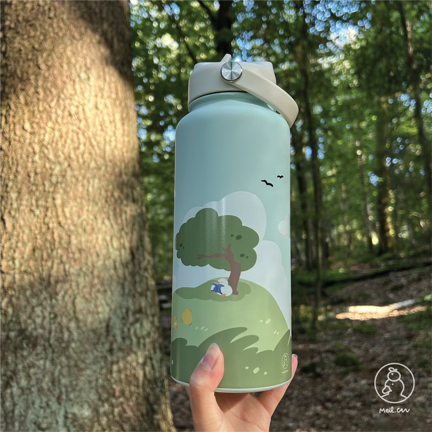 One Windy Day - Insulated Water Bottle (1L Capacity)