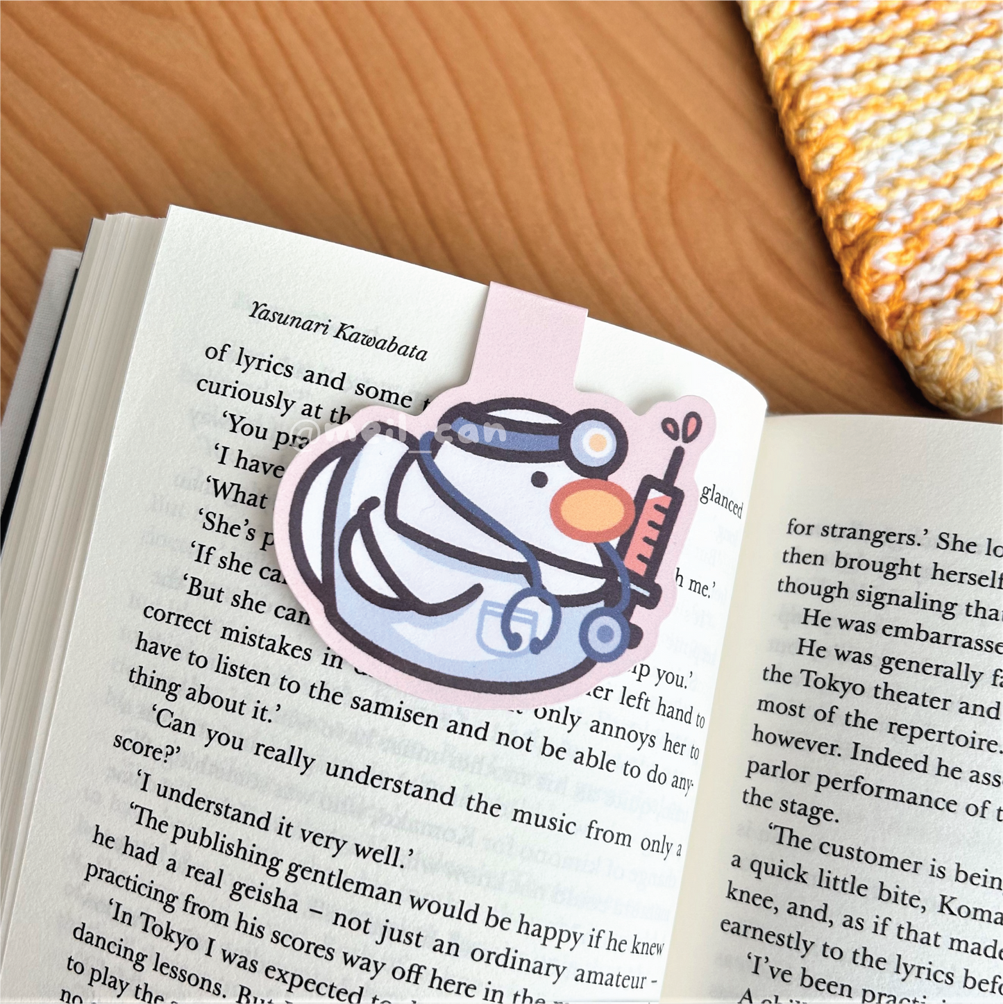 Ducktor - Pink Variant - Duck Magnetic Bookmark
