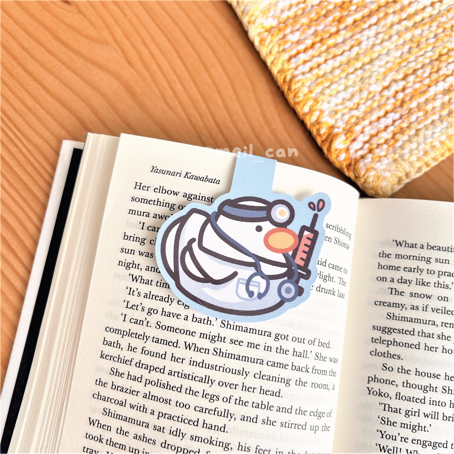 Ducktor - Blue Variant - Duck Magnetic Bookmark