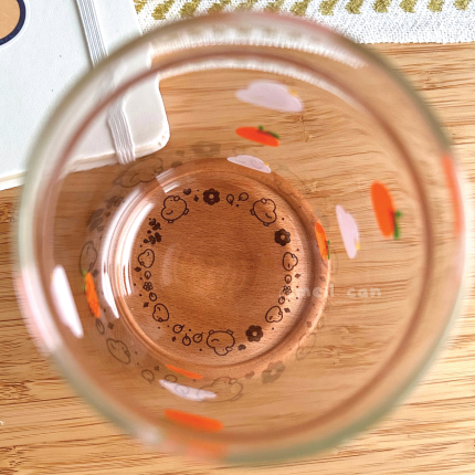 Mini Duckie Flower Wreath | Engraved Wooden Coaster *UPGRADED