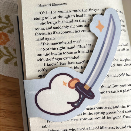 Duckie Holding a Katana - Duck Magnetic Bookmark