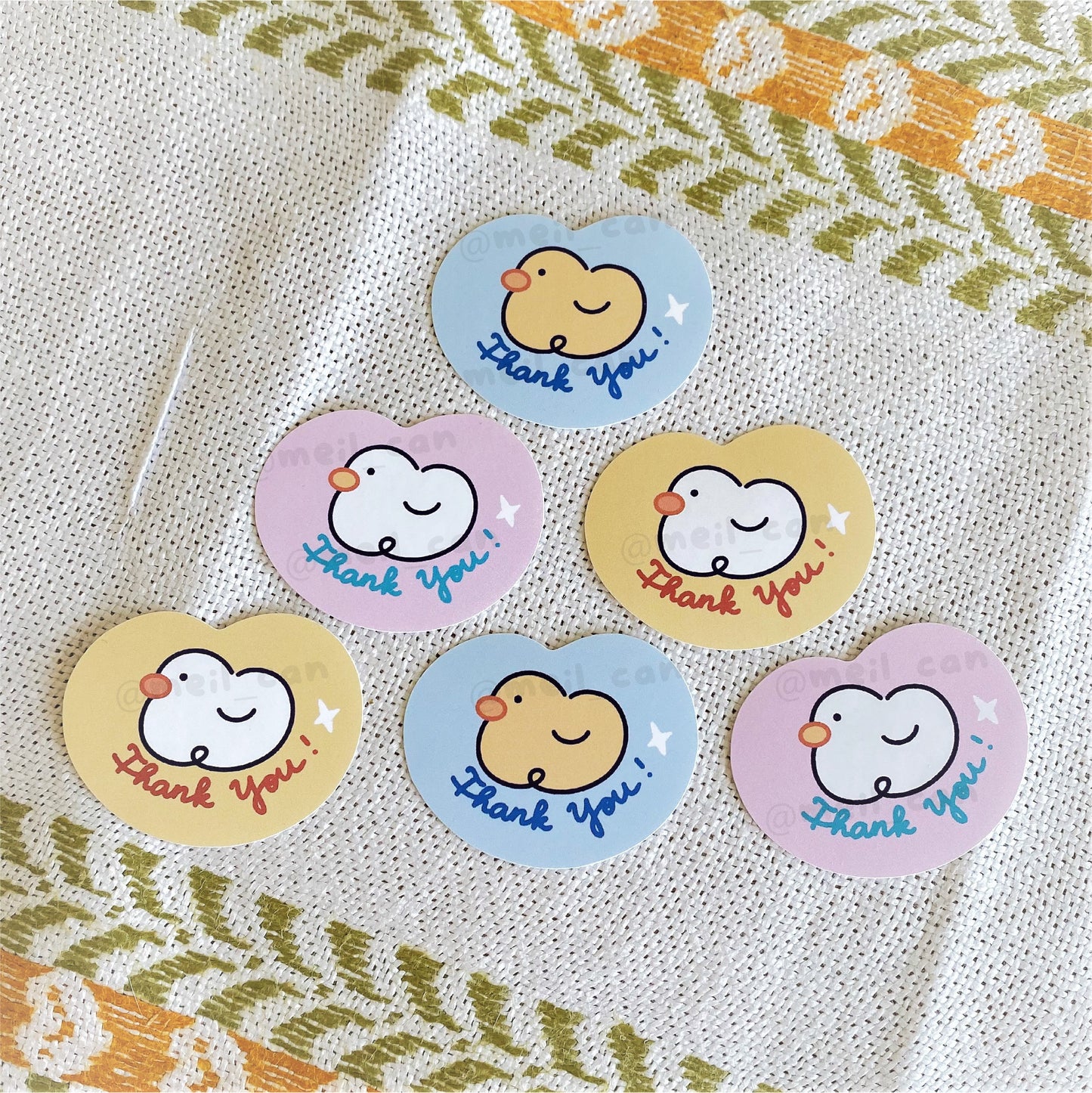 Thank you Duckies Die Cut Sticker Bundle