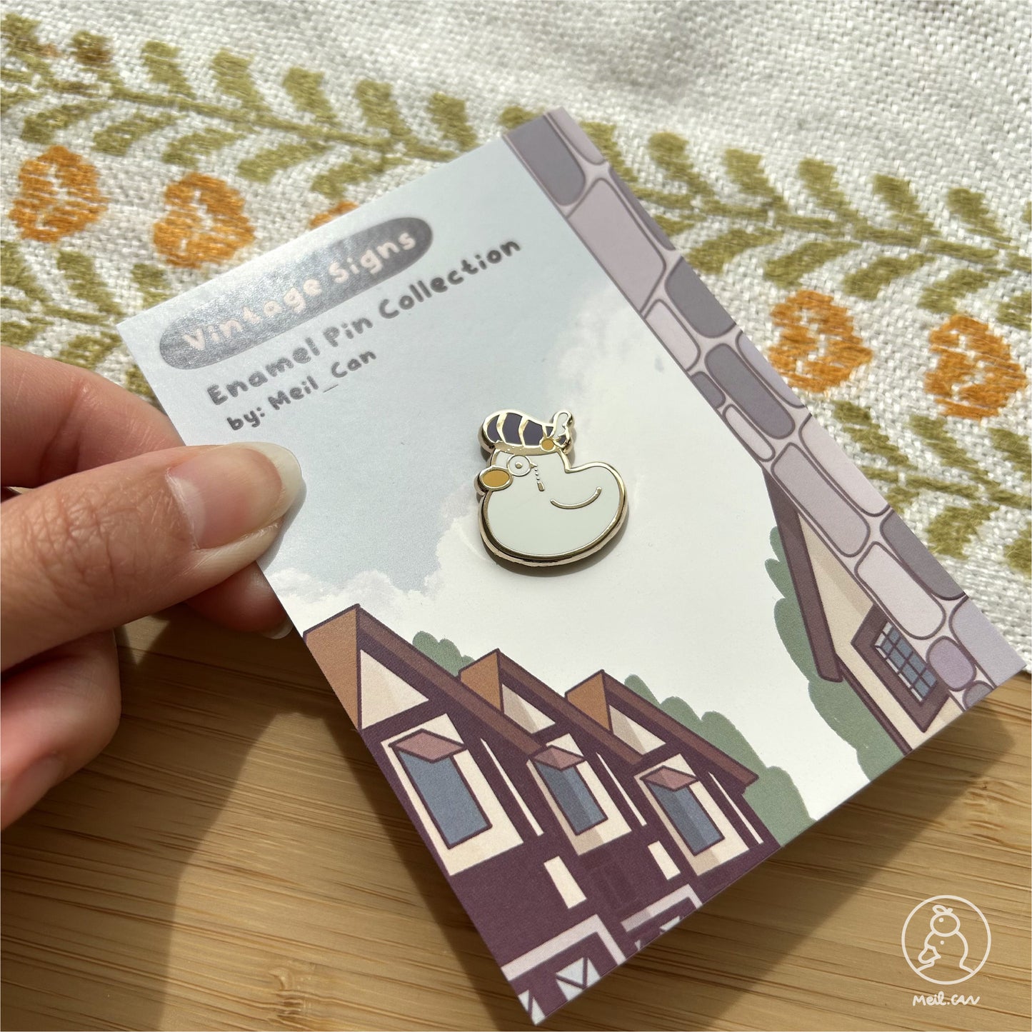 Duckie Villagers Enamel Pin - from Kickstarter