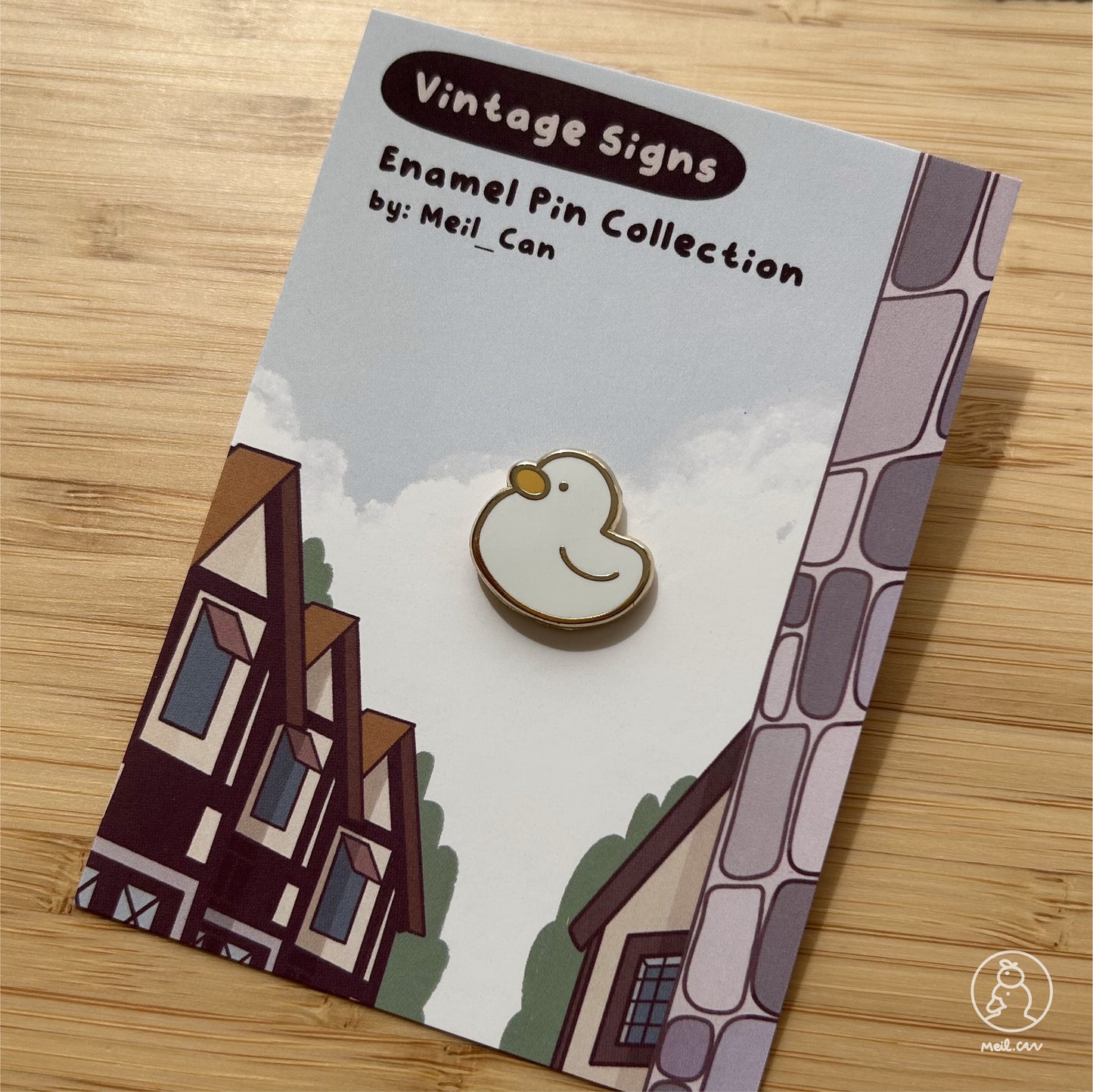 Duckie Villagers Enamel Pin - from Kickstarter