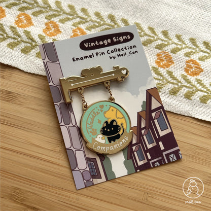 Waddle Companions - Vintage Signs Enamel Pin