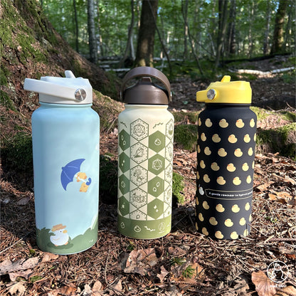 Get Your Ducks in a Row - Insulated Water Bottle (1L Capacity)