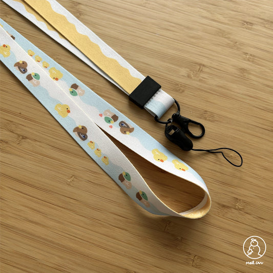 Swimming Ducks - Long Lanyard
