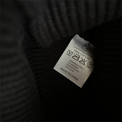 Beanie - Mallard Duck with Knife, Black