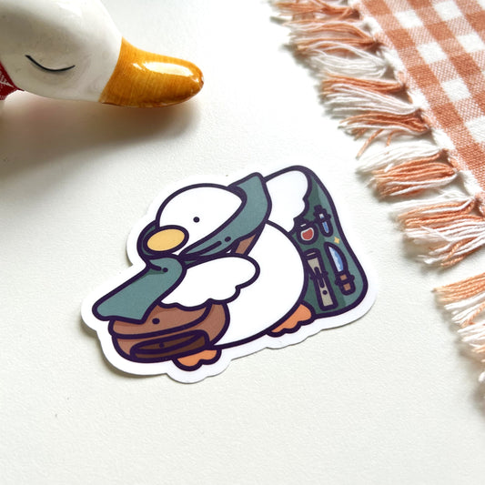 Merchant Duck - Matte Duck Die Cut Sticker | Cute Sticker