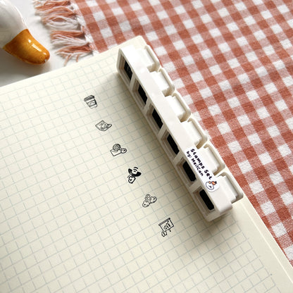 Push Button Stamp - Office Ducks