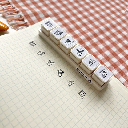 Push Button Stamp - Office Ducks