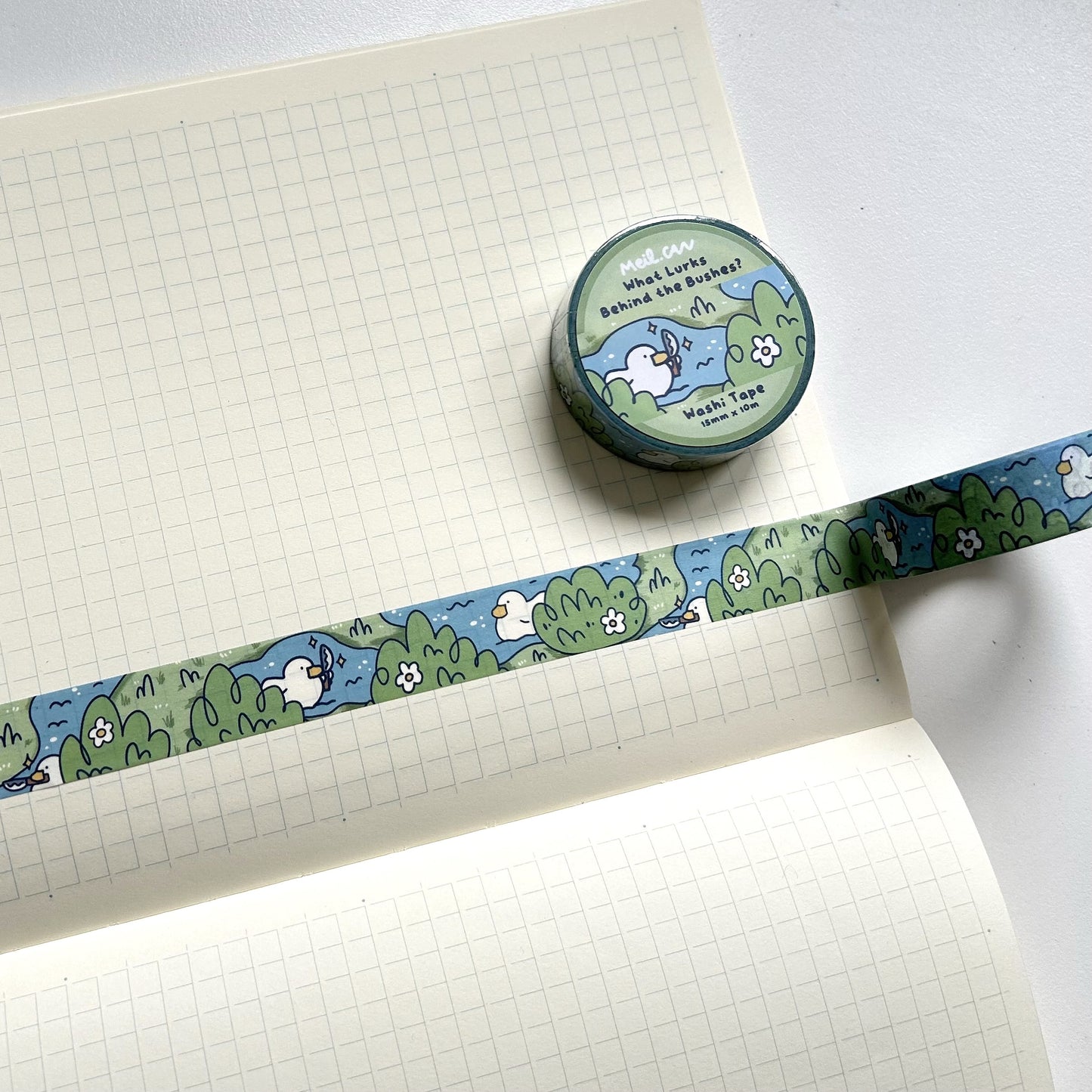 Behind the Bushes Washi Tape | Cute Washi Tape