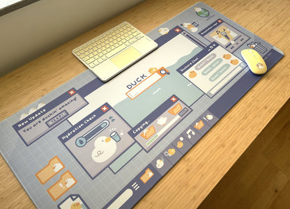 Desktop Ducks - XXL Desk Mat (Water Resistant) 90x40 cm