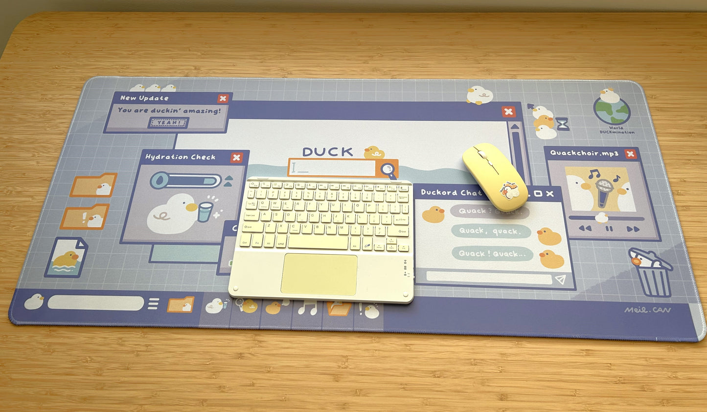 Desktop Ducks - XXL Desk Mat (Water Resistant) 90x40 cm