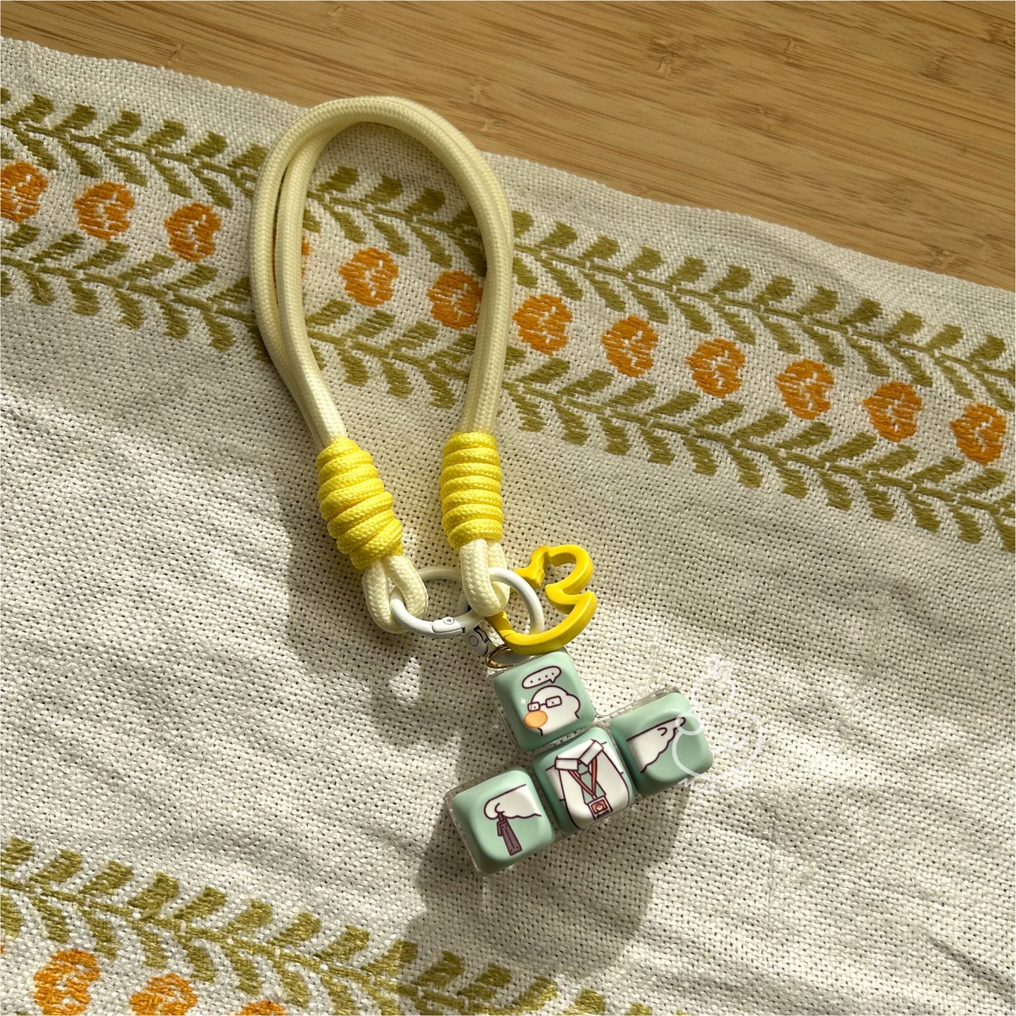 Salaryduck - Quackporate Slave - 4 Buttons RGB Lights Clicky Keycap Keychain