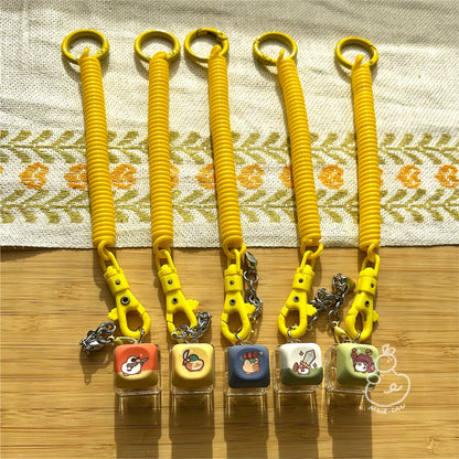 Just Ducks Protecting You - 1 Button RGB Light Clicky Keycap Keychain Blind Bag