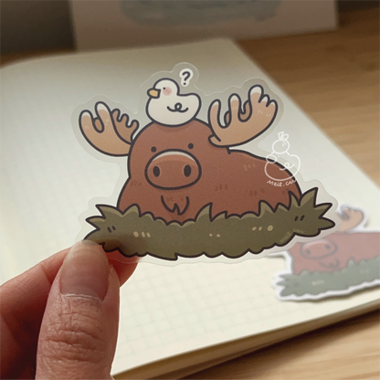 June 2025 rewards - Duckie Membership Ko-fi Archive | Enamel Pin, Artprint, Sticker