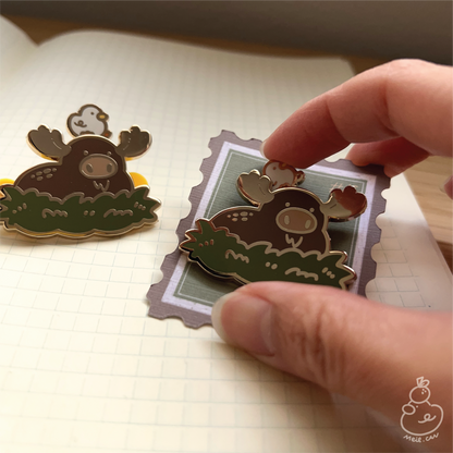 June 2025 rewards - Duckie Membership Ko-fi Archive | Enamel Pin, Artprint, Sticker