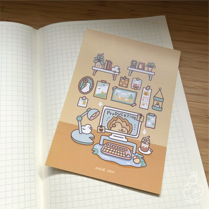 May 2025 rewards - Duckie Membership Ko-fi Archive | Enamel Pin, Artprint, Sticker