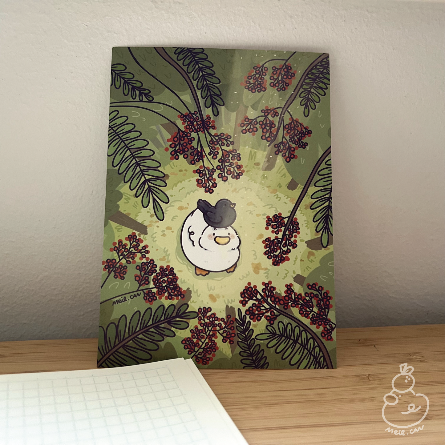 September 2025 rewards - Duckie Membership Ko-fi Archive | Enamel Pin, Artprint, Sticker