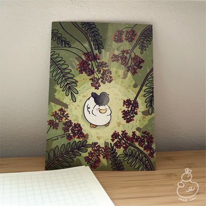 September 2025 rewards - Duckie Membership Ko-fi Archive | Enamel Pin, Artprint, Sticker