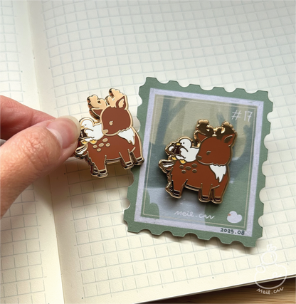 August 2025 rewards - Duckie Membership Ko-fi Archive | Enamel Pin, Artprint, Sticker