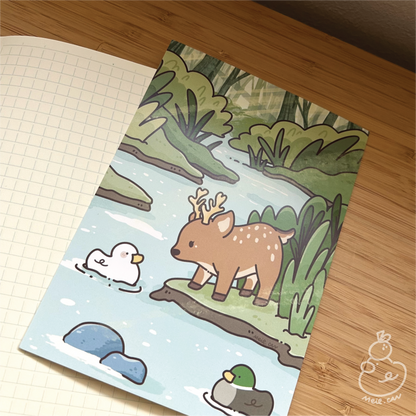 August 2025 rewards - Duckie Membership Ko-fi Archive | Enamel Pin, Artprint, Sticker