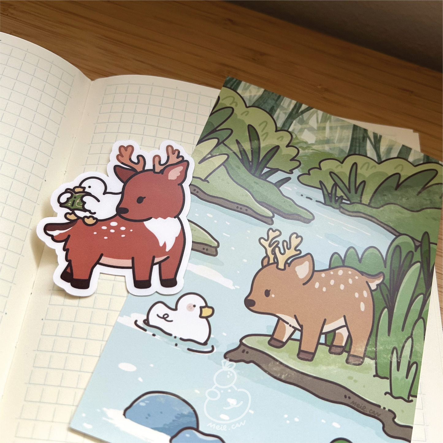 August 2025 rewards - Duckie Membership Ko-fi Archive | Enamel Pin, Artprint, Sticker