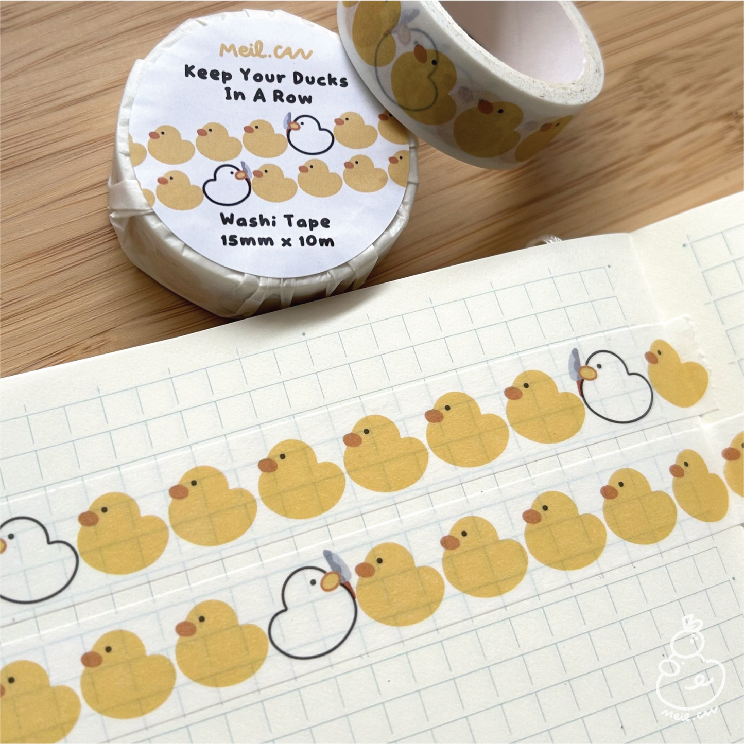 Keep Your Ducks In A Row | Cute Washi Tape