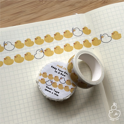 Keep Your Ducks In A Row | Cute Washi Tape