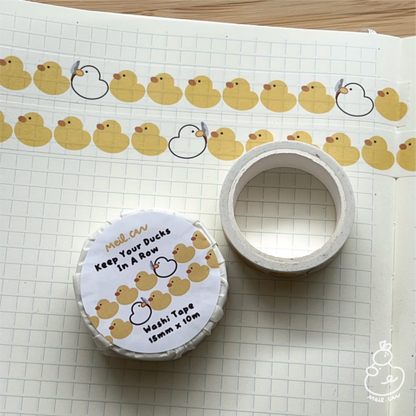 Keep Your Ducks In A Row | Cute Washi Tape