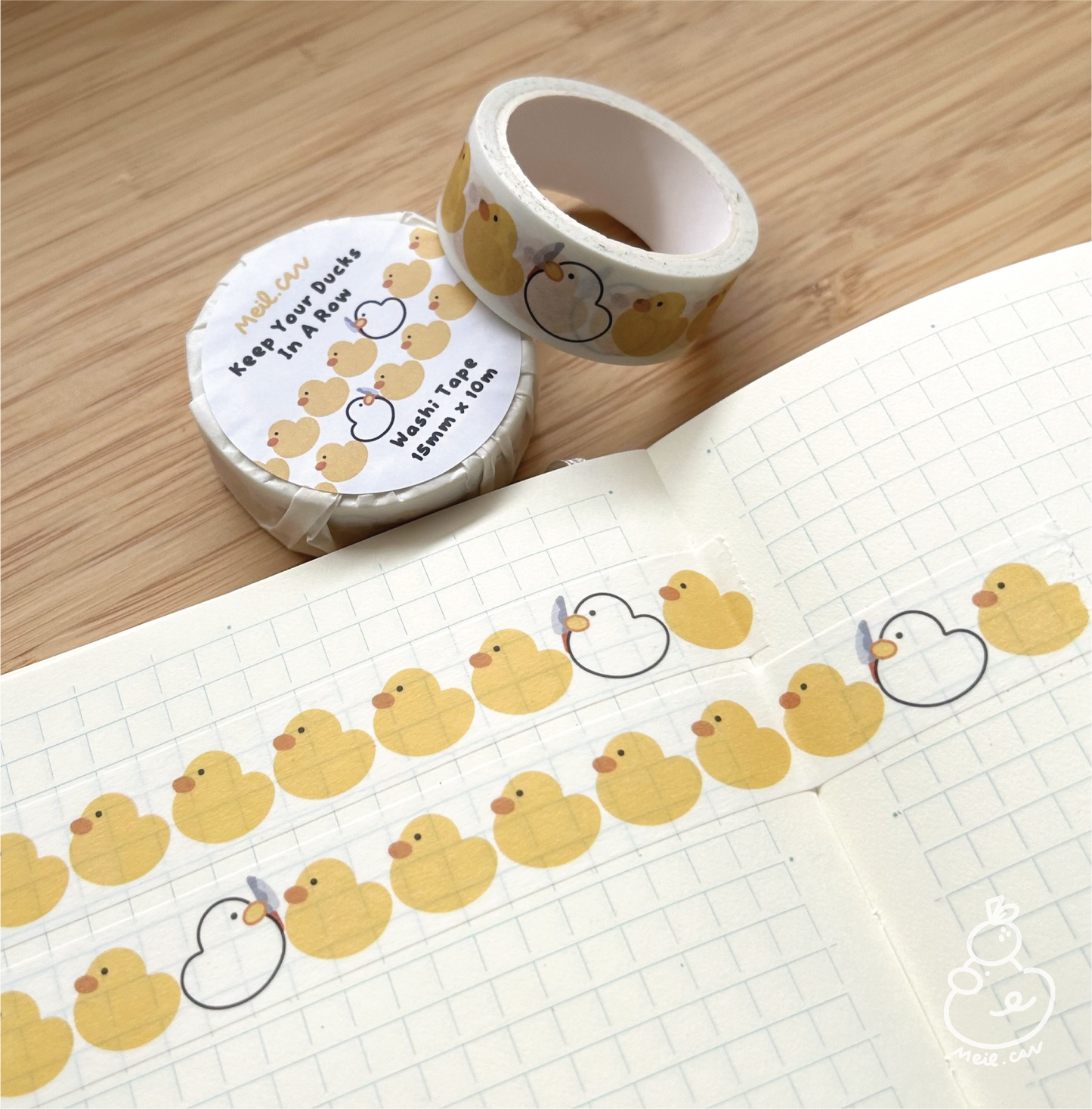 Keep Your Ducks In A Row | Cute Washi Tape