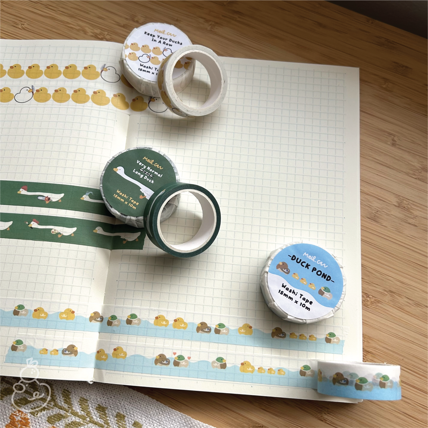 Keep Your Ducks In A Row | Cute Washi Tape