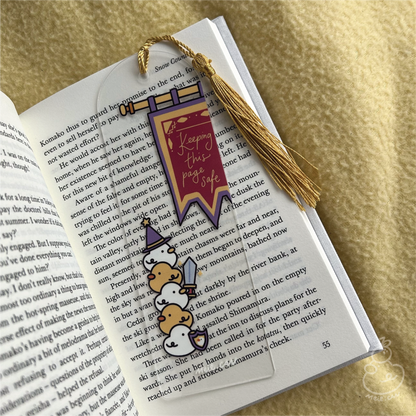 Keeping Your Page Safe | Acrylic Bookmark with Tassel