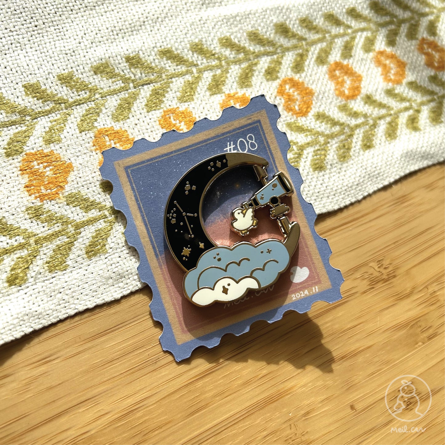 November 2024 Enamel Pin - Duckie Membership Ko-fi Archive