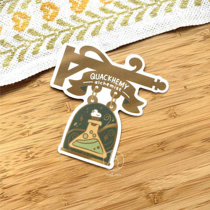 Vintage Shop Signs - Transparent Clear Die Cut Sticker - Part of Kickstarter Campaign