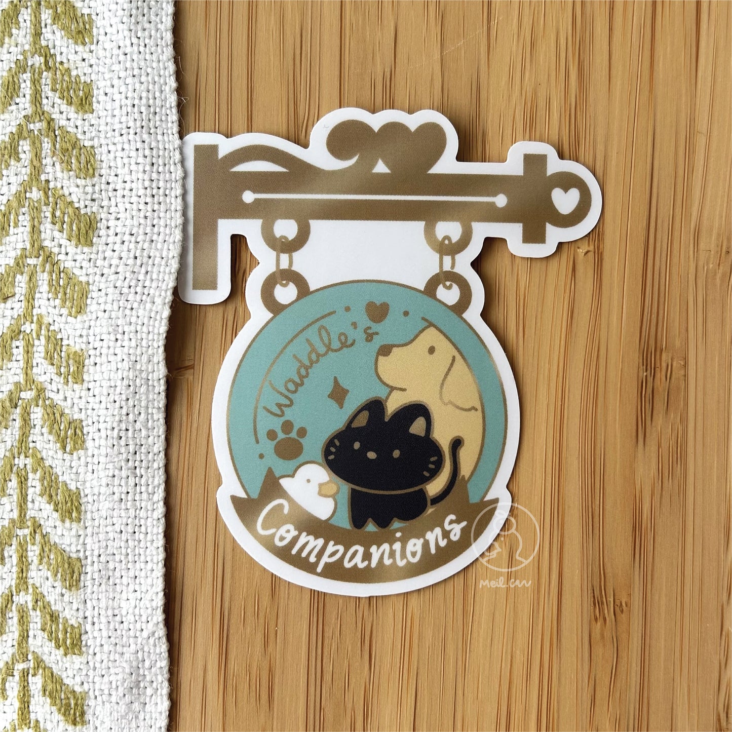 Vintage Shop Signs - Transparent Clear Die Cut Sticker - Part of Kickstarter Campaign