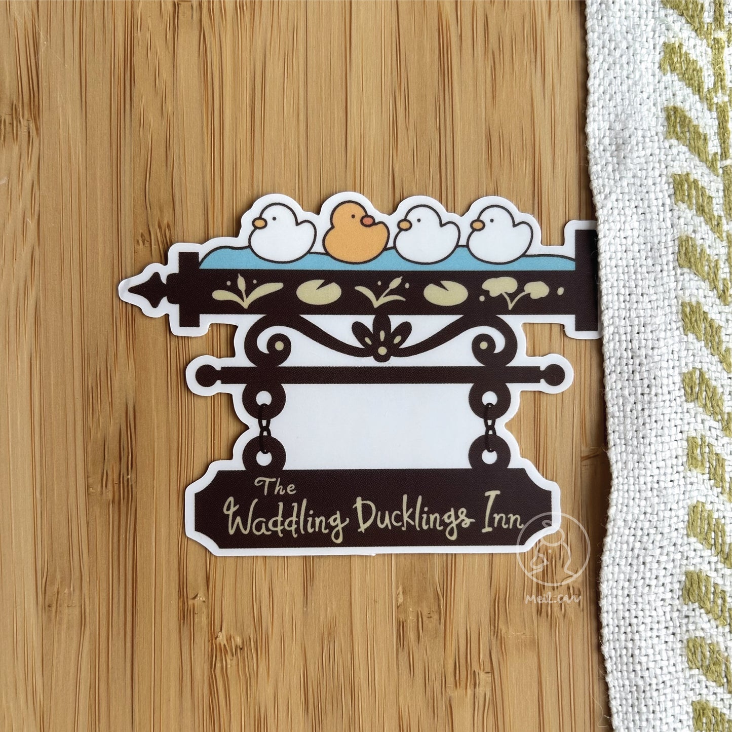 Vintage Shop Signs - Transparent Clear Die Cut Sticker - Part of Kickstarter Campaign